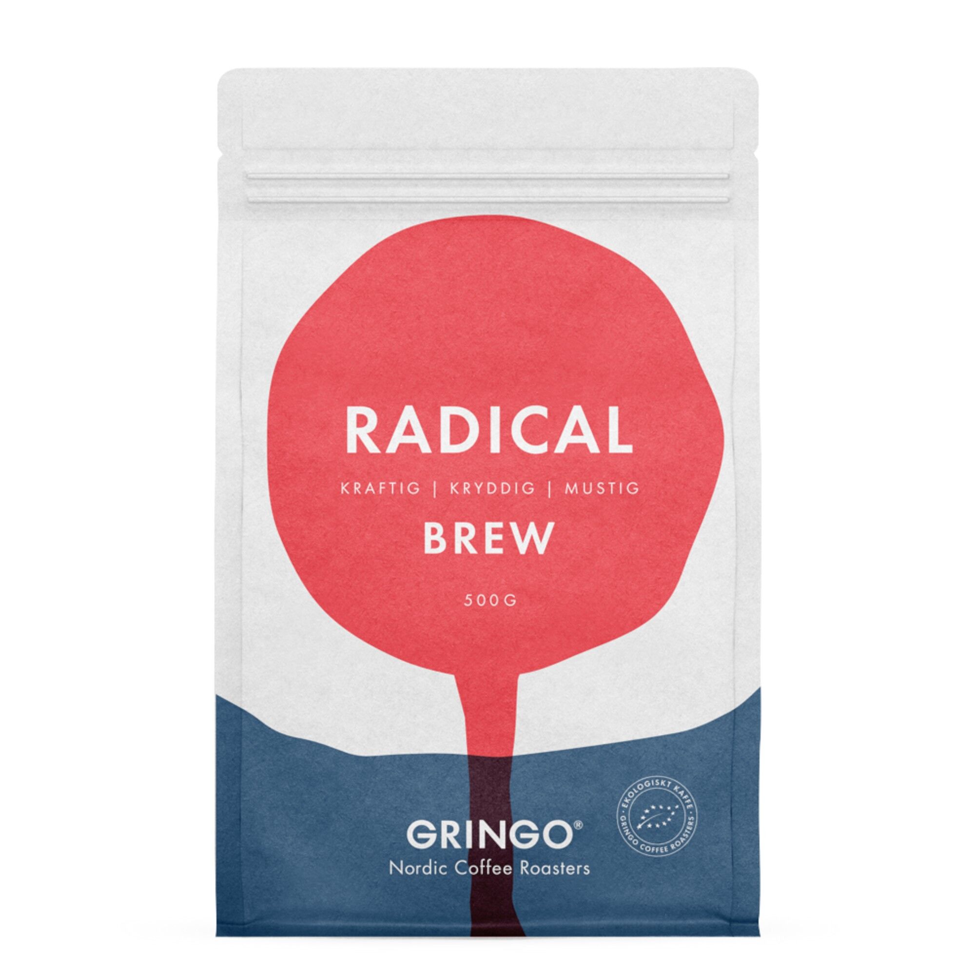 Gringo Radical Brew kaffebønner 500 g