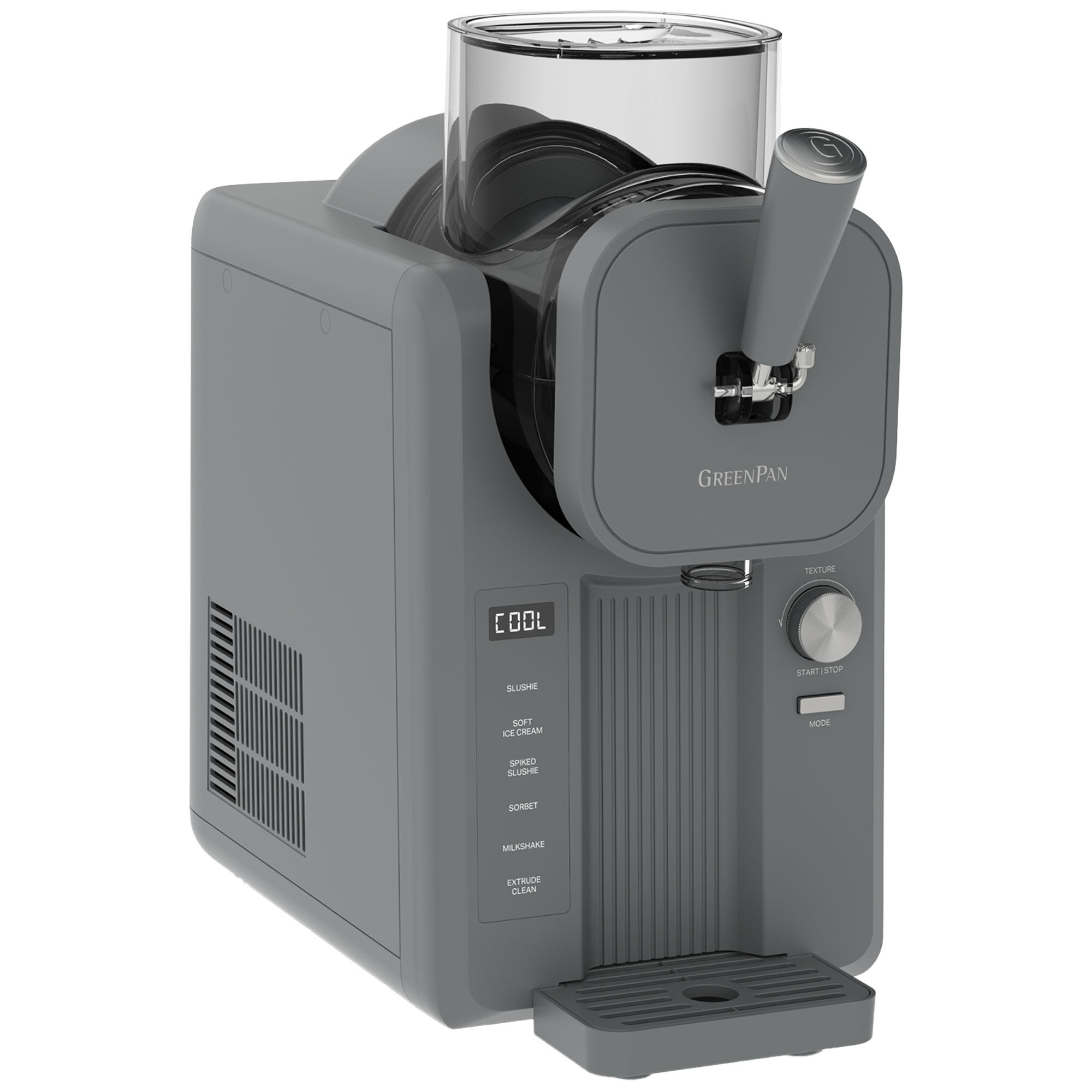 Greenpan Frost is- og slushmaskine 1,8 liter, grå