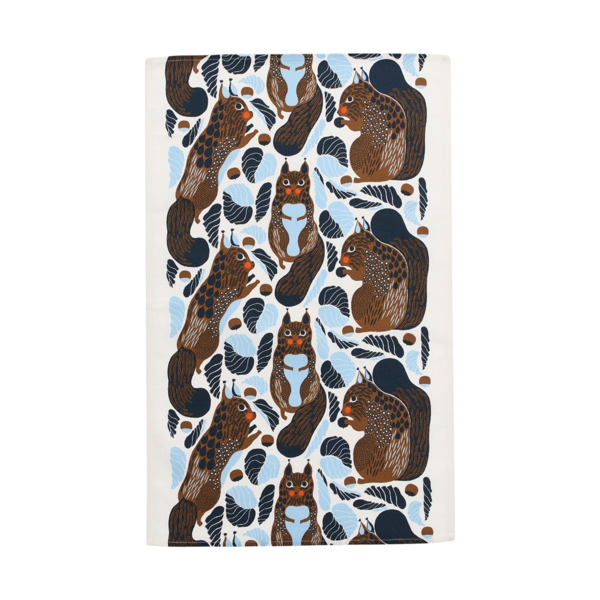 Marimekko Kurre køkkenhåndklæde 43 Ã 70 cm, hvid/lyseblå/toffee