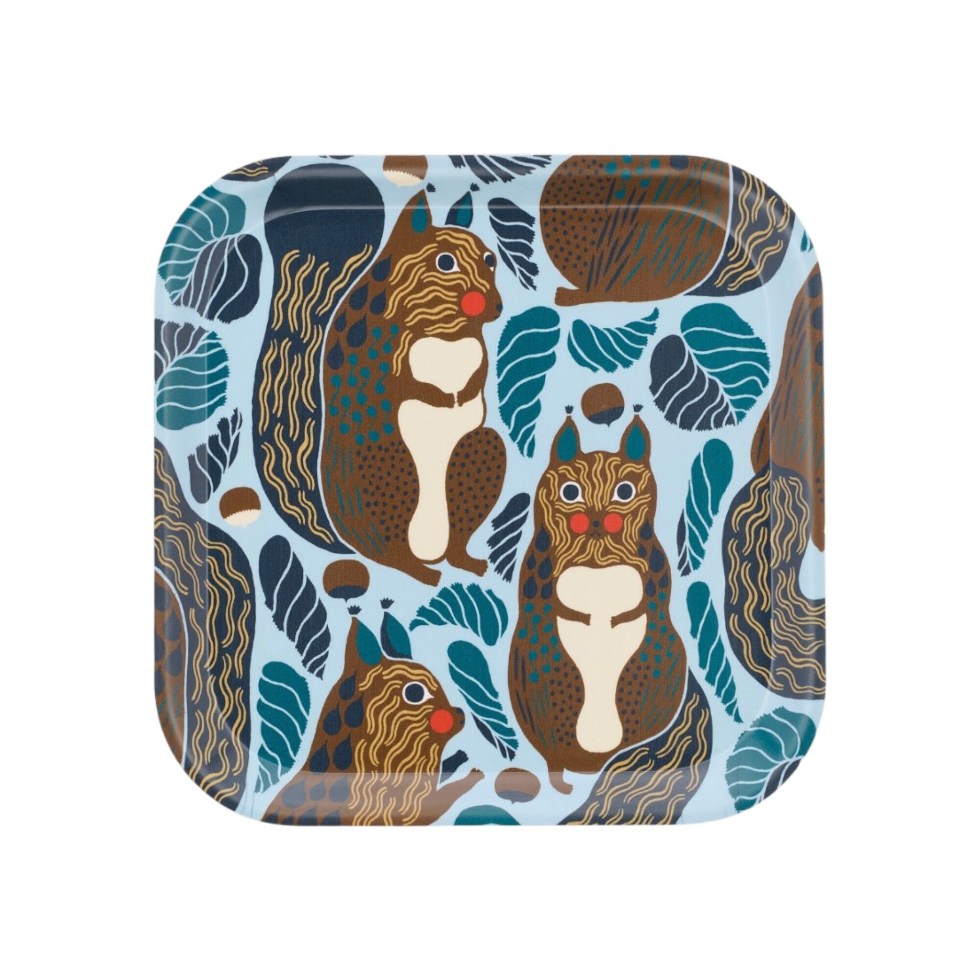 Marimekko Kurre bakke 20 Ã 20 cm, lyseblå/flerfarvet