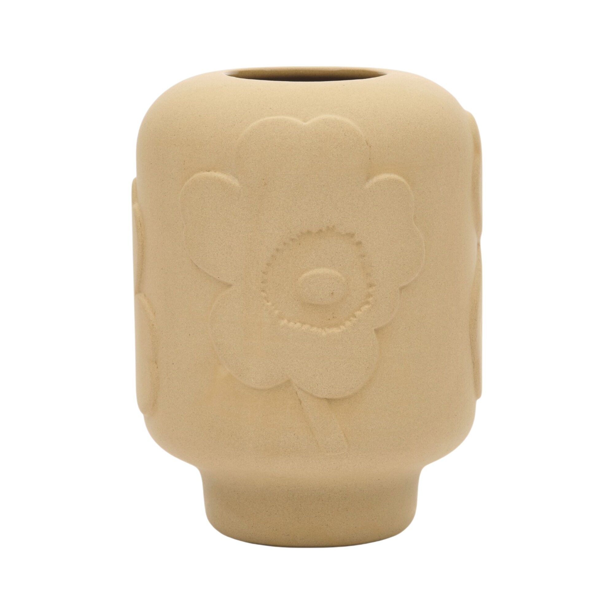 Marimekko Unikko vase 18 cm, sandsten