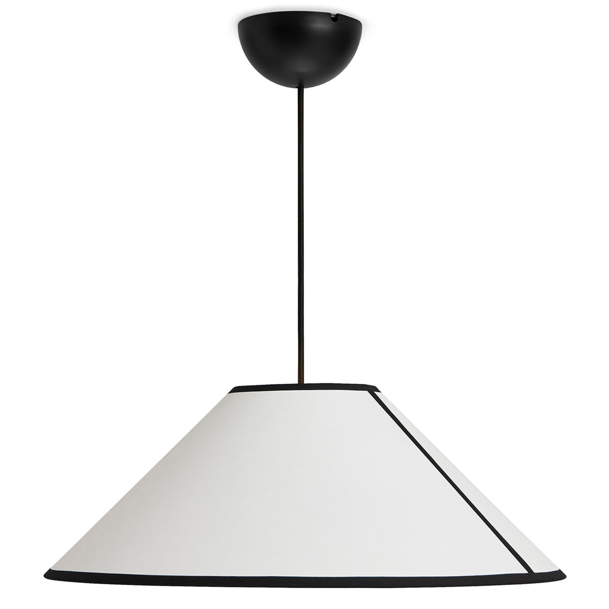 Hay Ava Cone Pendant pendellampe 50 cm, hvid