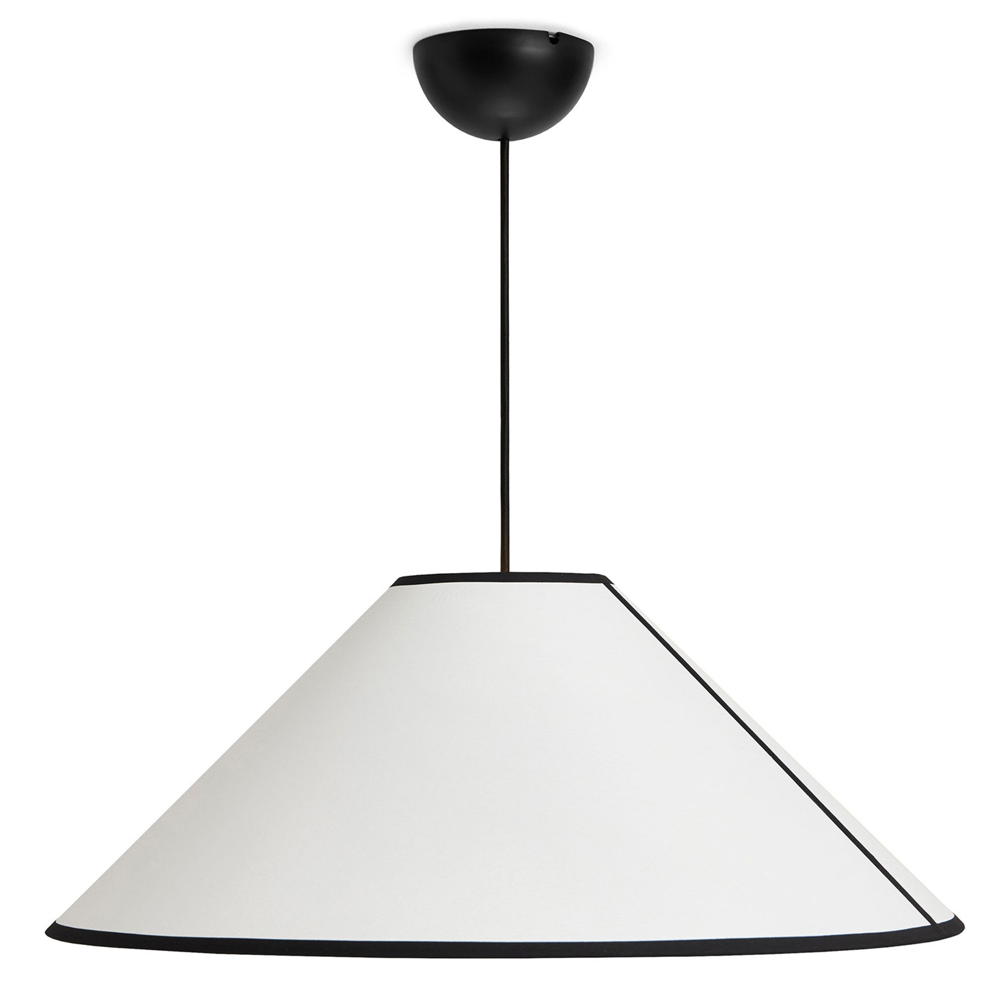 Hay Ava Cone Pendant pendel 60 cm, hvid