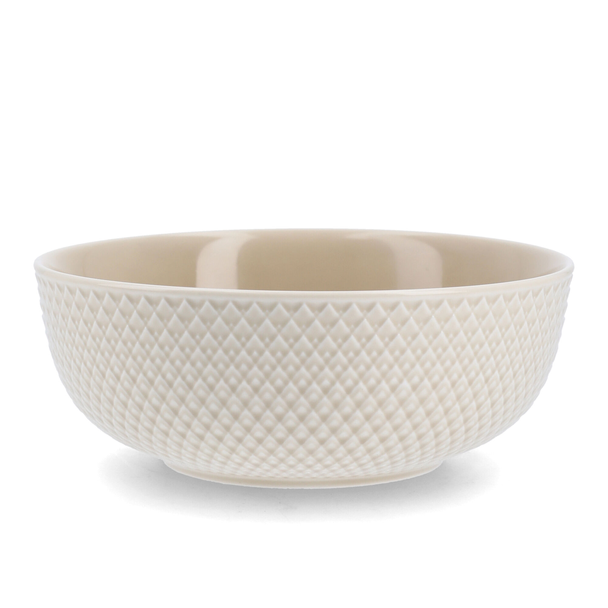 Lyngby Porcelæn Rhombe Earth skål Ø15,5 cm, marmor