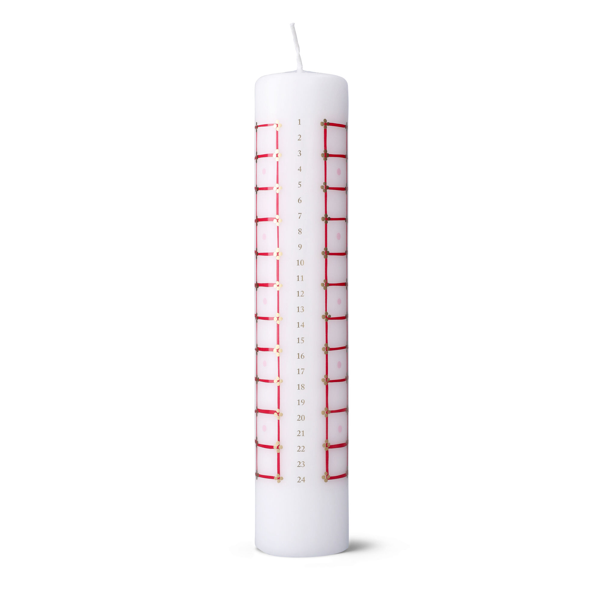 Bjørn Wiinblad Eva kalenderlys 2026 5 cm, rød