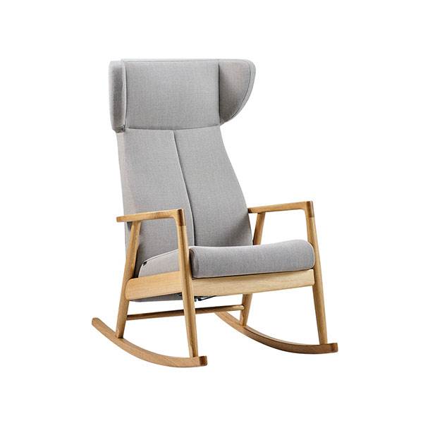 Farstrup Furniture Farstrup Comfort - Nobel 8950 - Gyngestol med øreklapper : Erling Christensen Møbler  : Erling Christensen Møbler