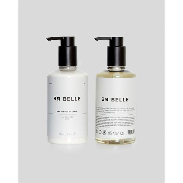 Rebelle Copenhagen Duokit Hand & Body Wash, Hand & Body Soufflé Lemongrass Mint 300 ml  : Erling Christensen Møbler
