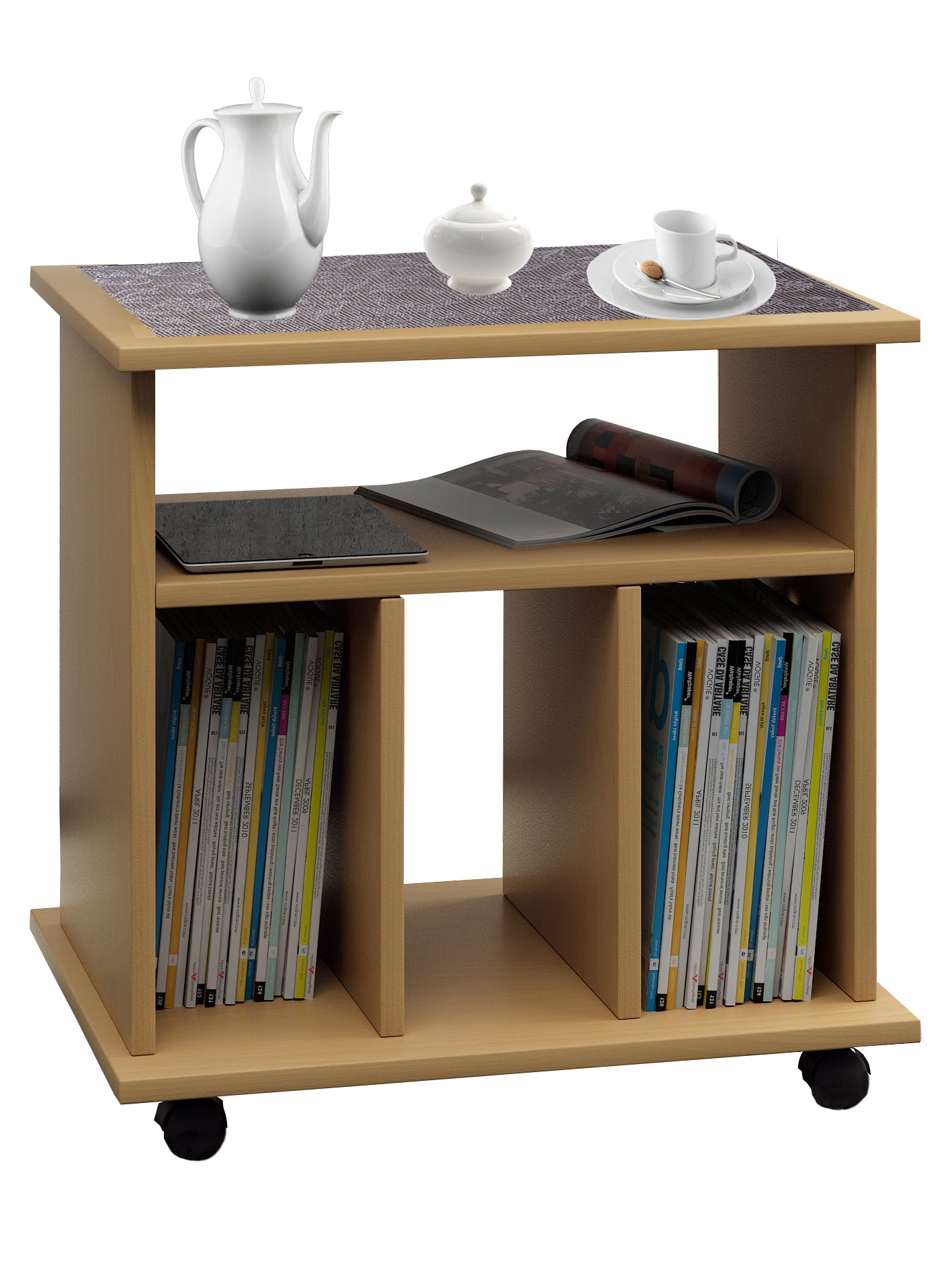 Mobilt Sidebord "Tabina", 59x60x45 cm