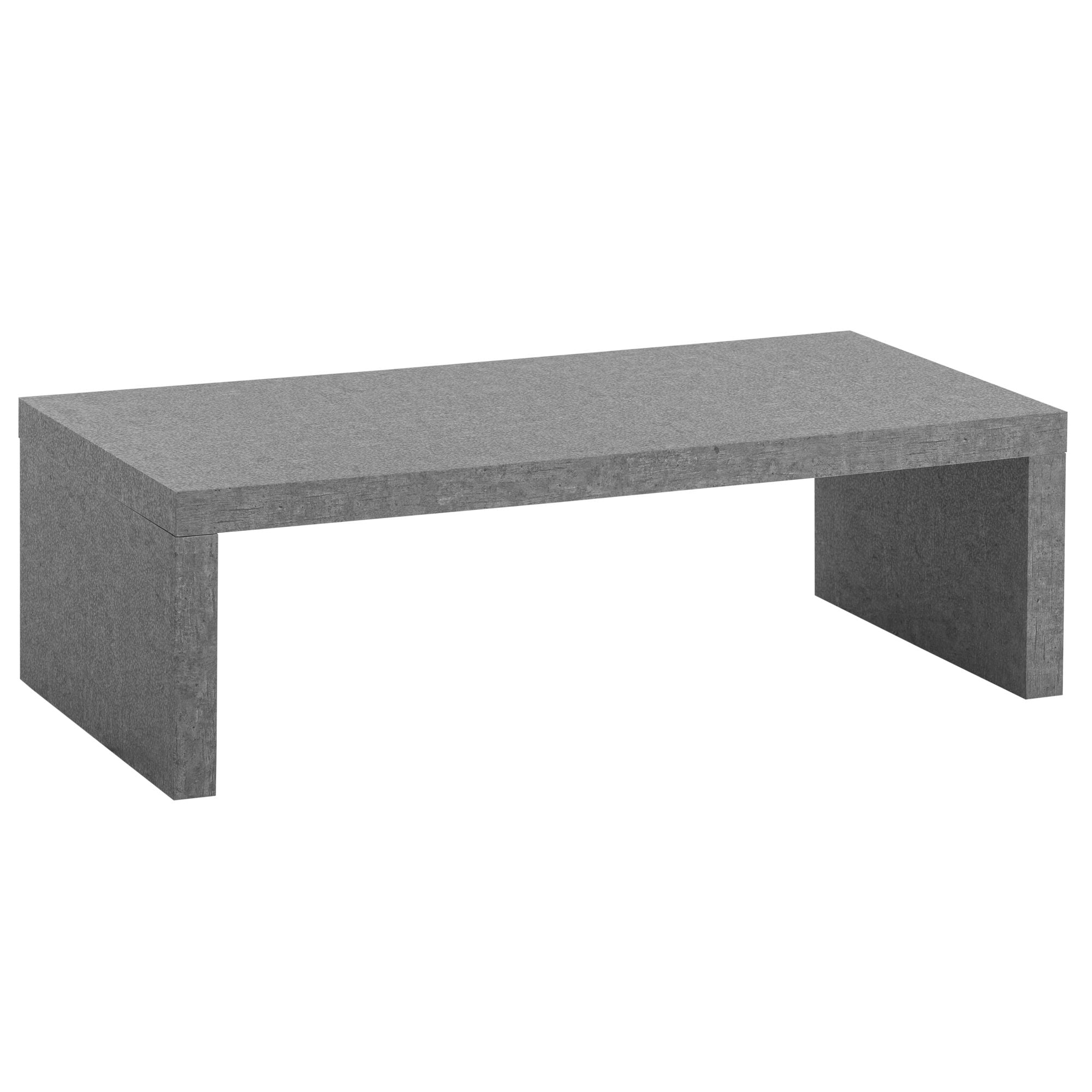 Sofabord i betonlook - 110 x 55 cm - Grå