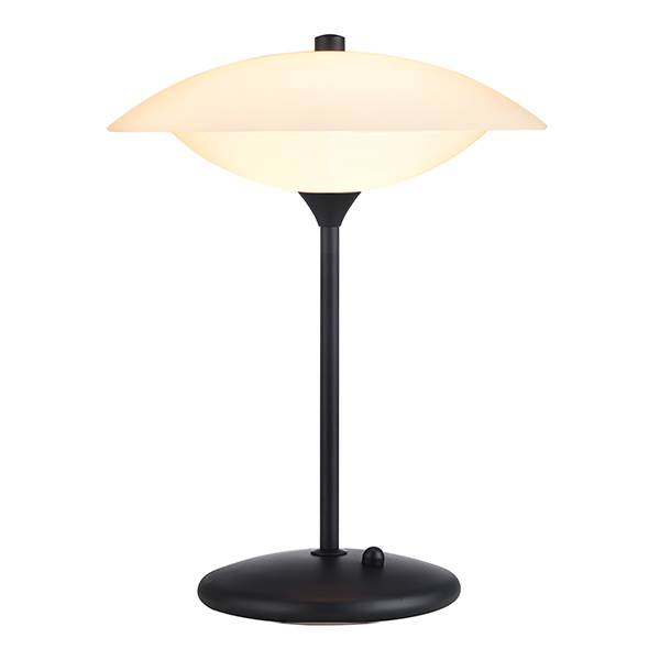 Halo Design Baroni bordlampe Ø 30 cm - Opal/mat sort  : Erling Christensen Møbler