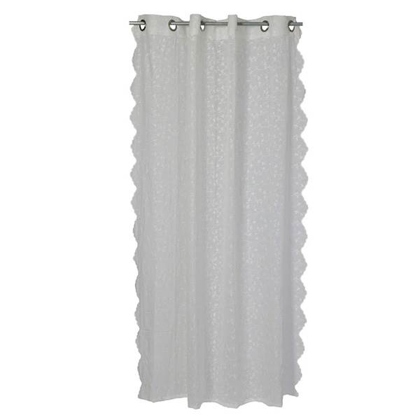 Lene Bjerre Eloise badeforhæng 200x160 cm - Off-white  : Erling Christensen Møbler