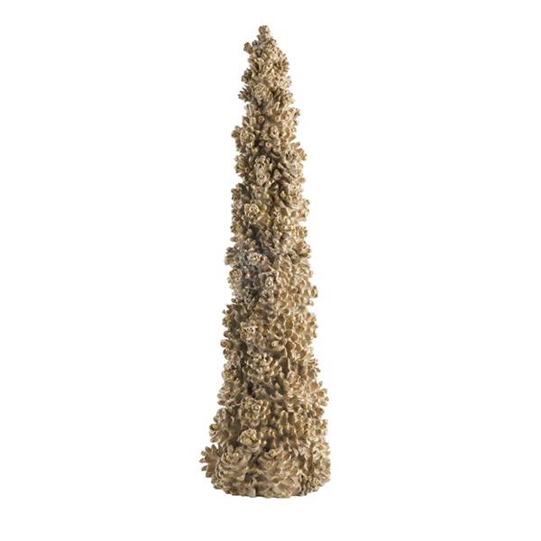 Lene Bjerre Serafina dekoration H47,8 cm - Antik guld : Erling Christensen Møbler