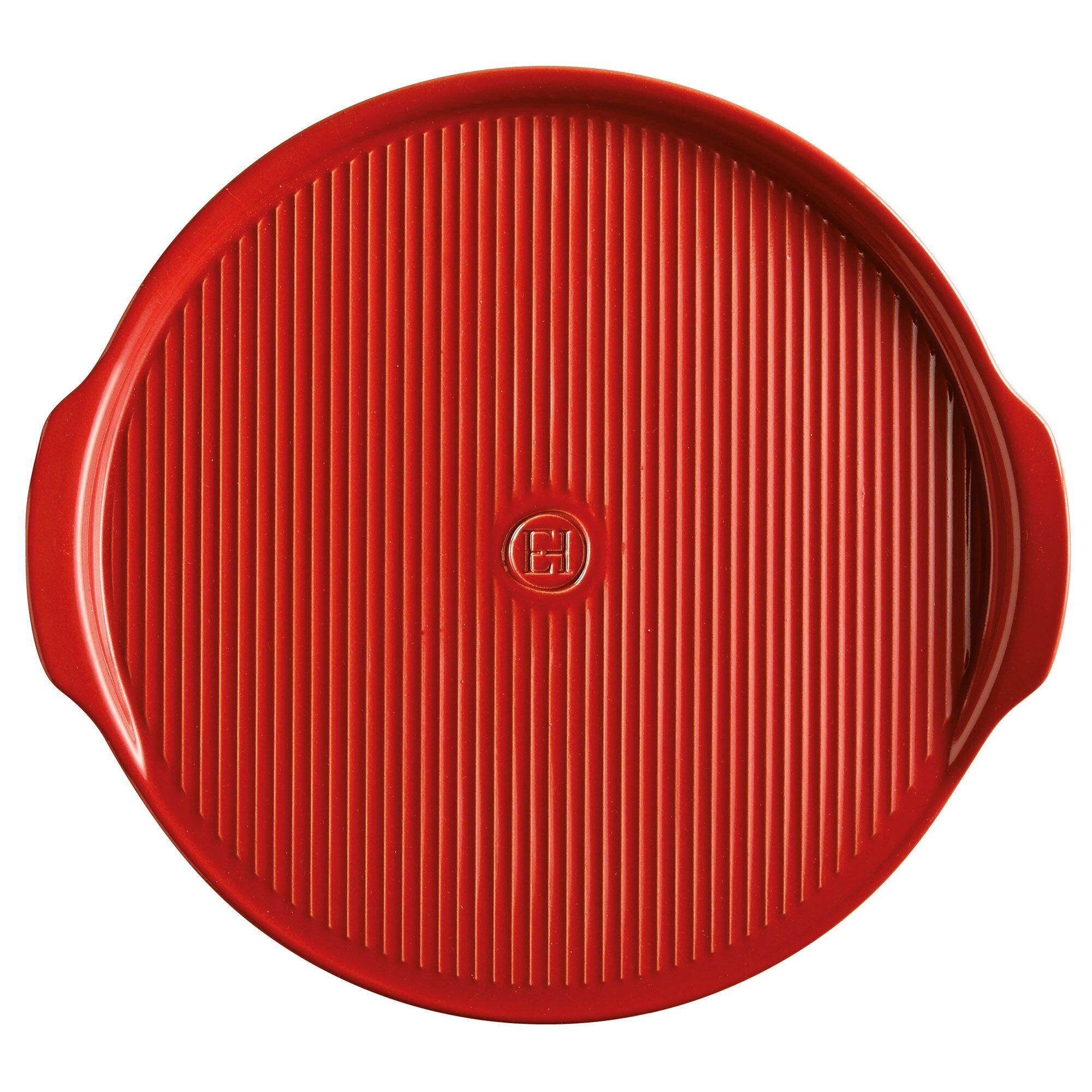 Emile henry Rillet pizzasten Ø40 cm, rød