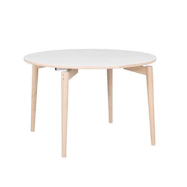 PBJ Designhouse PBJ Aeris rundt spisebord - Ø122 cm - Lakeret lys eg - HPL laminat : Erling Christensen Møbler  : Erling Christensen Møbler