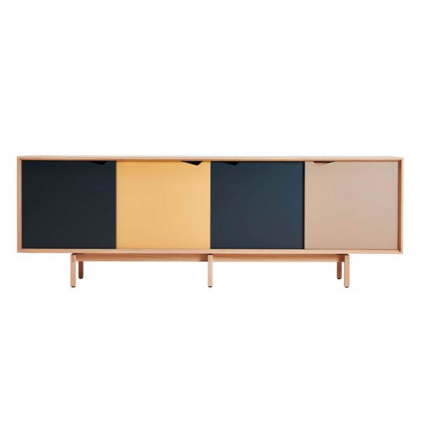 Andersen Furniture S1 sideboard - Hvidolieret eg - Multi Earth  : Erling Christensen Møbler