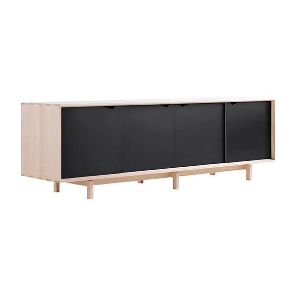 Andersen Furniture S1 sideboard - Hvidolieret eg - Sort  : Erling Christensen Møbler