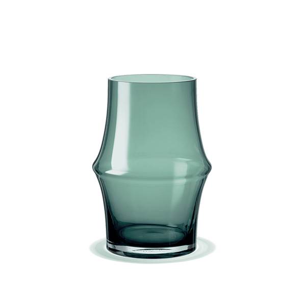Holmegaard Arc Vase - H: 21 cm - Mørk grøn  : Erling Christensen Møbler