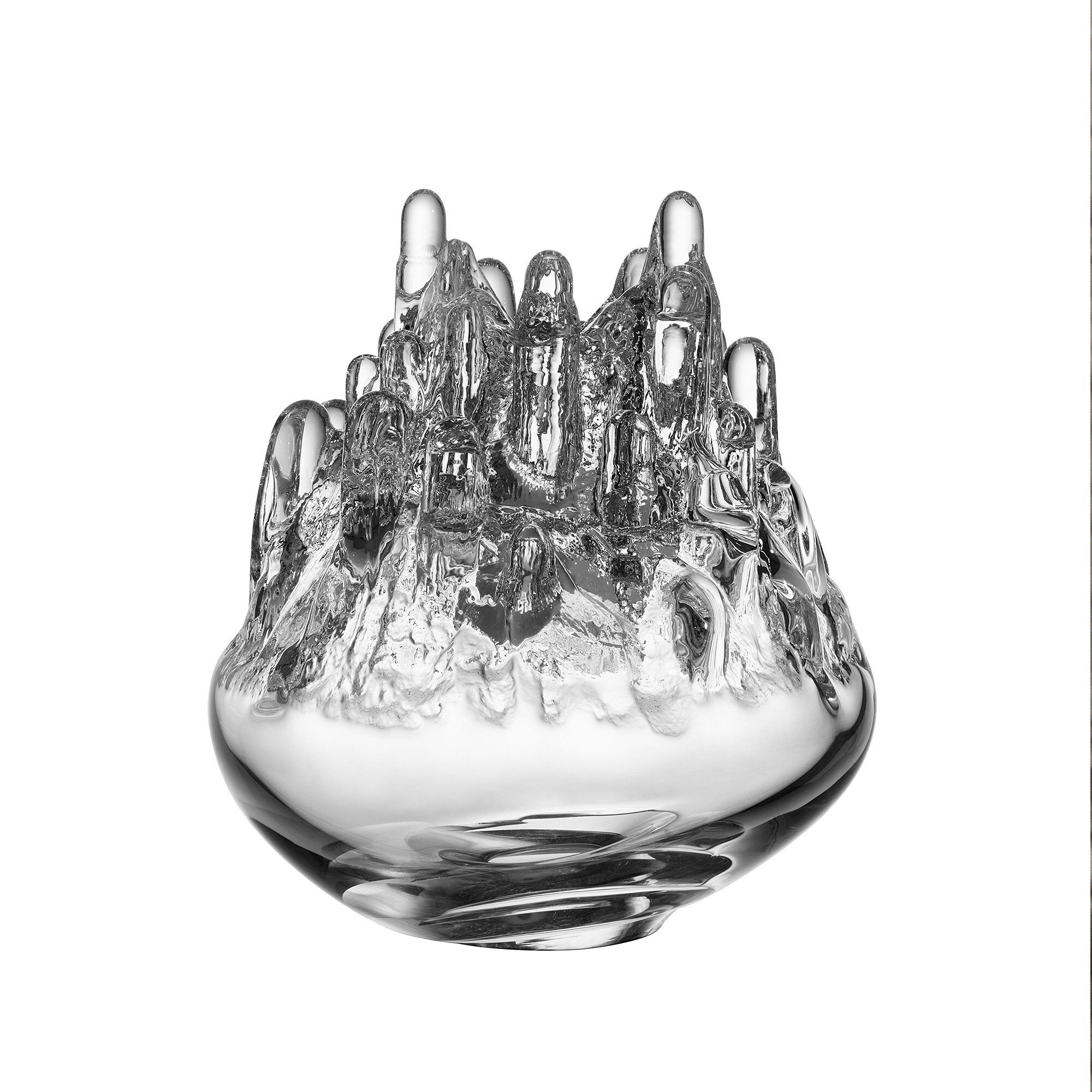 Kosta boda Polar lysestage 33 cm.