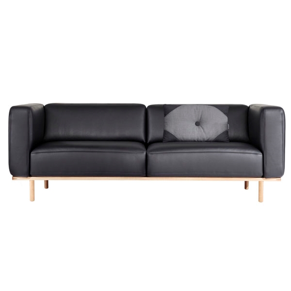 Andersen Furniture A1 lædersofa - 2,5 pers. - sort  : Erling Christensen Møbler