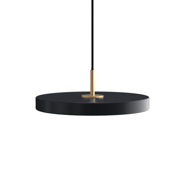 Umage Asteria pendel, mini - Anthracite grey/Messing  : Erling Christensen Møbler