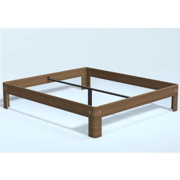 Auping Auronde natural walnut -dobbeltseng  : Erling Christensen Møbler