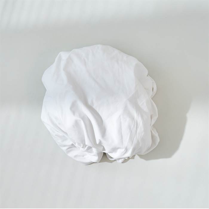 Auping Organic Jersey faconlagen 235 - 120 x 200-220 cm. - White  : Erling Christensen Møbler