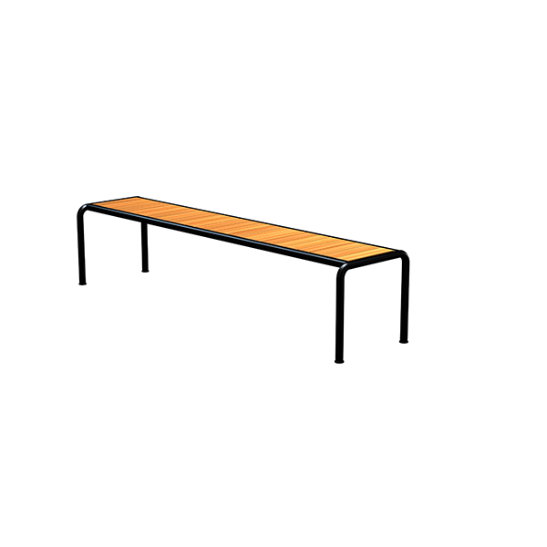 HOUE Avanti havebænk i træ large - Pine Black  : Erling Christensen Møbler