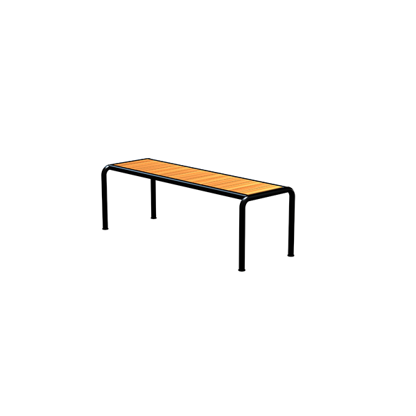 HOUE Avanti havebænk i træ medium - Pine Black  : Erling Christensen Møbler