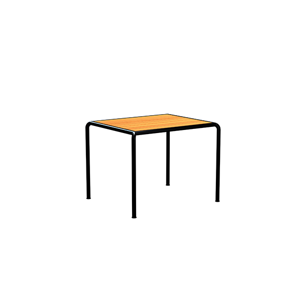 HOUE Avanti havebord i træ 83 x 98 cm - Black pine  : Erling Christensen Møbler