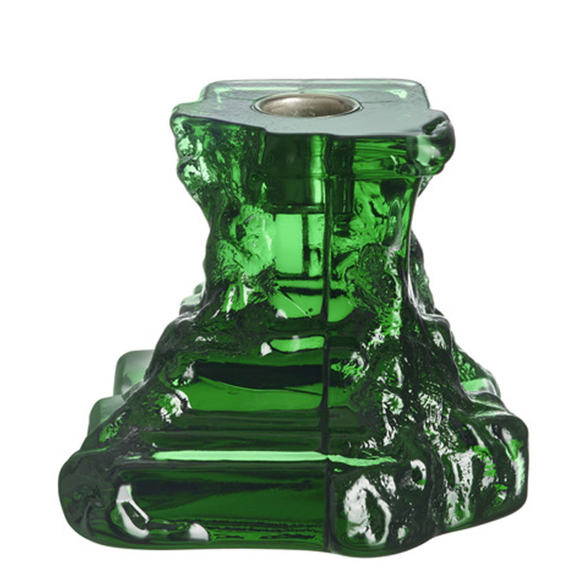 Kosta boda Rocky Baroque lysestage 95 mm, emerald green