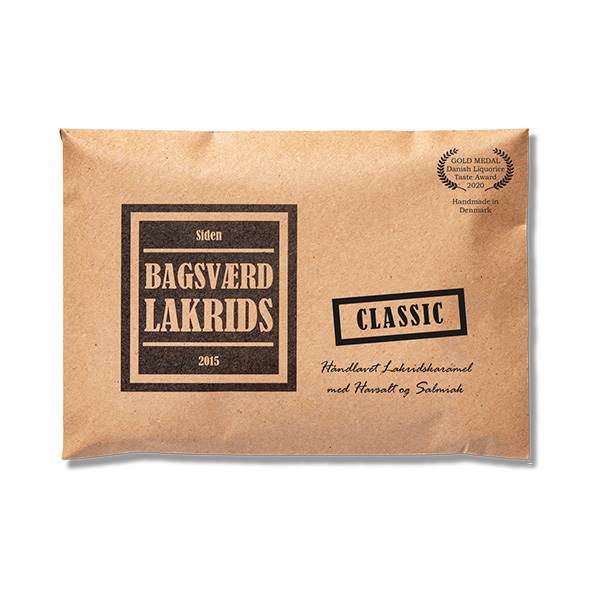 Bagsværd Lakrids Plade - Classic 160 g.  : Erling Christensen Møbler