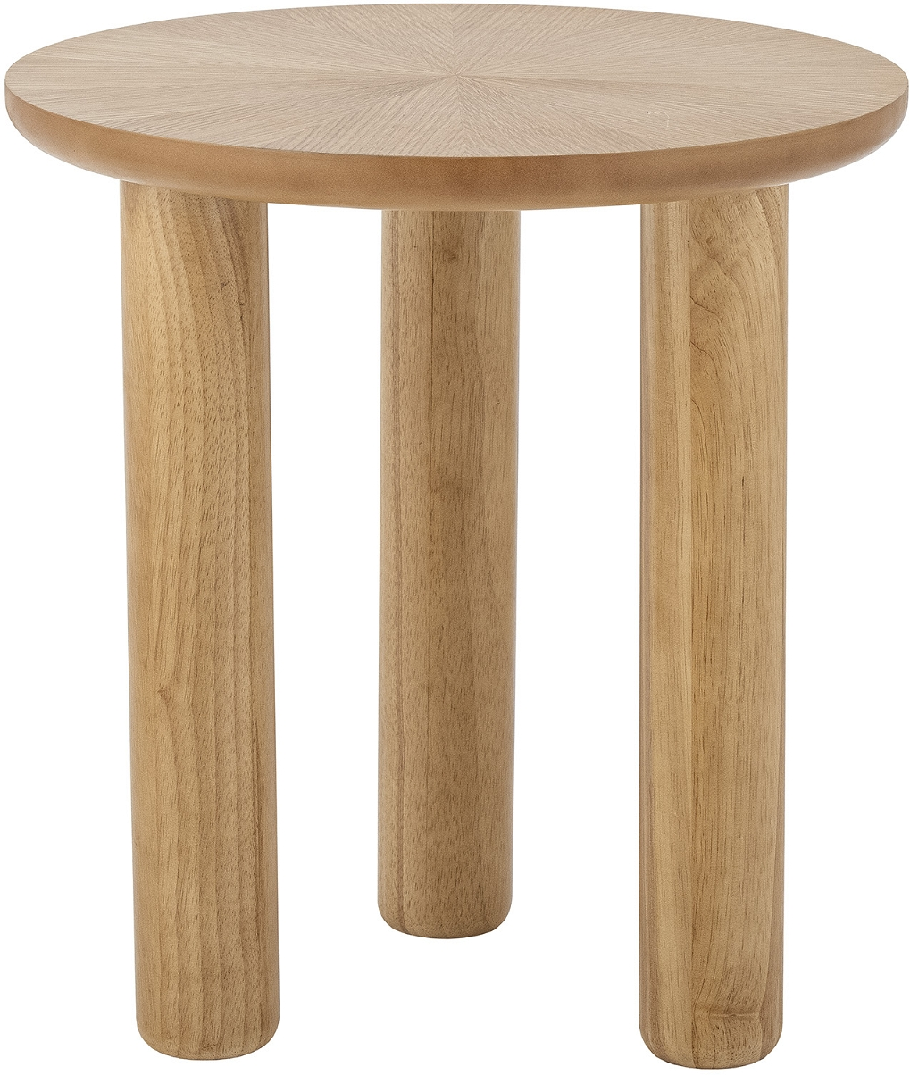 Sofabord Bloomingville Noma rundt Ø40 x H44 cm natur egetræsfinér og gummitræ