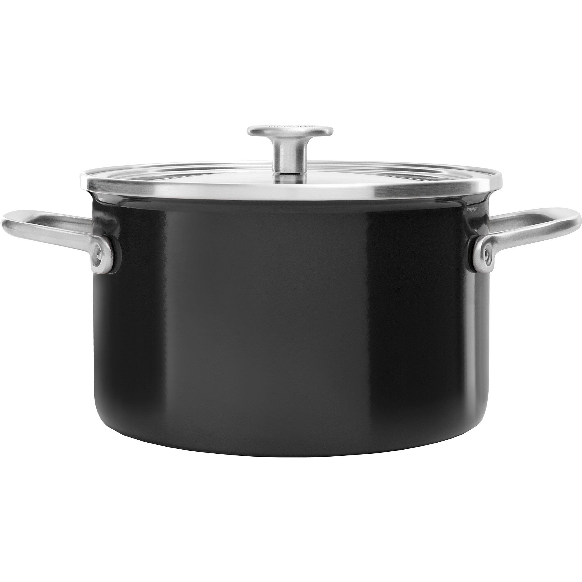 Kitchenaid Cookware Collection Gryde m/låg 20 cm, sort