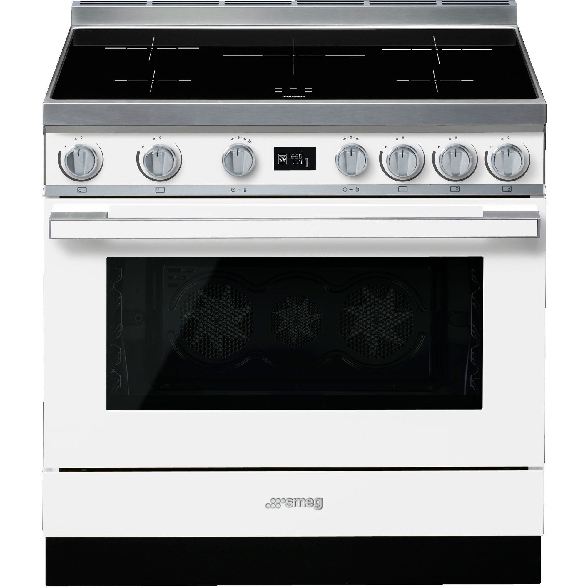 Smeg CPF9IPWH Portofino induktionskomfur, hvid