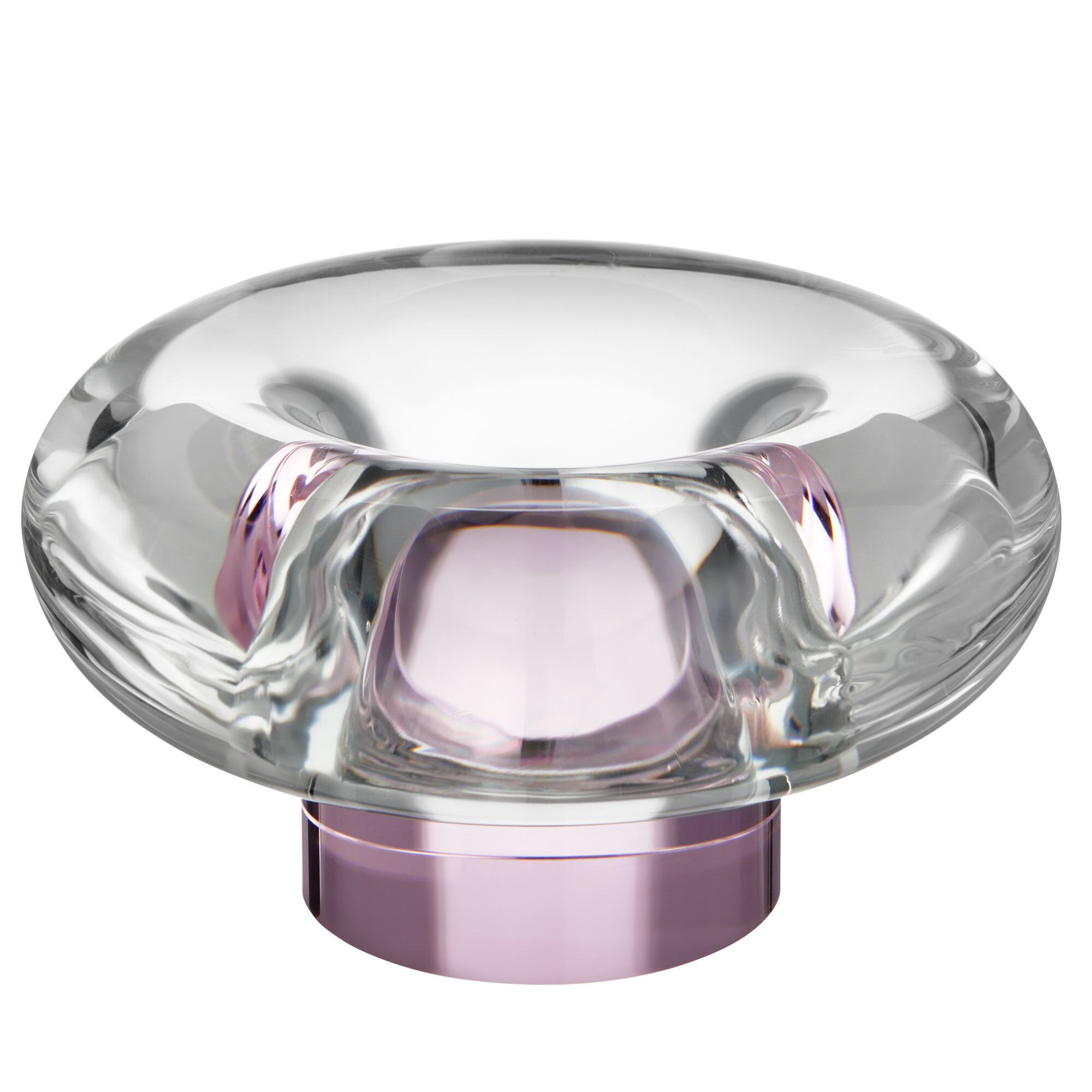 Kosta boda Orion Fyrfadsstage 63 mm, rosa