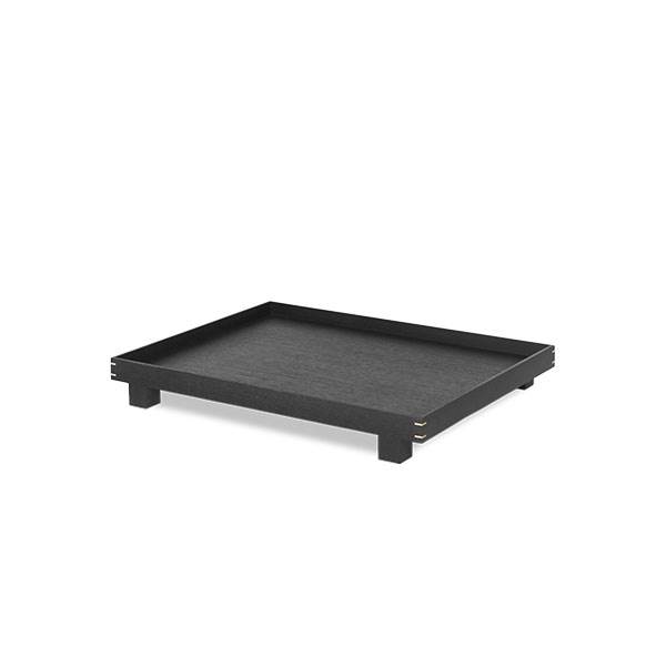 Ferm Living  Bon Wooden Tray Large - Black Stained Oak  : Erling Christensen Møbler