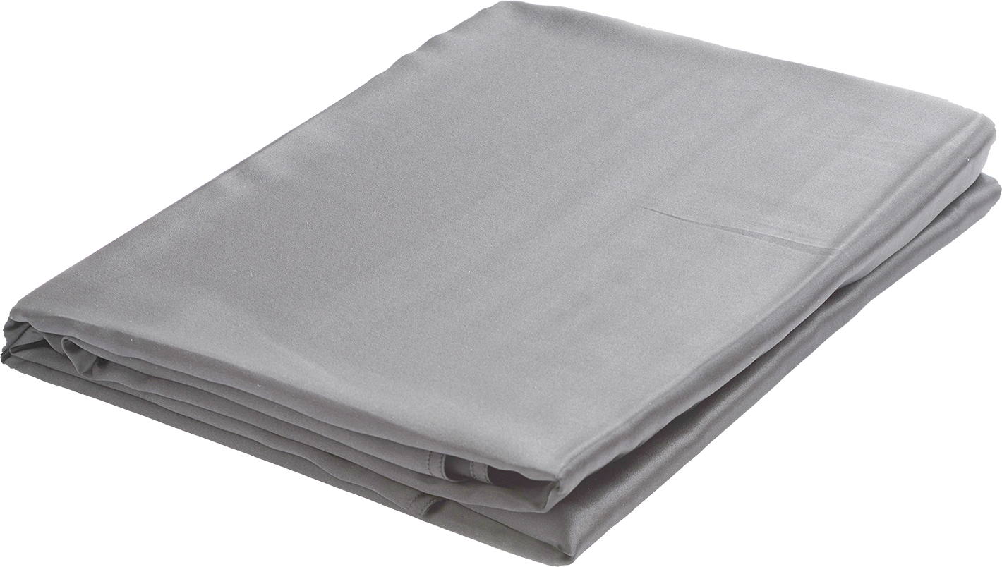 Silke kuvertlagen Butterfly Silk Satin grå 140x200 cm
