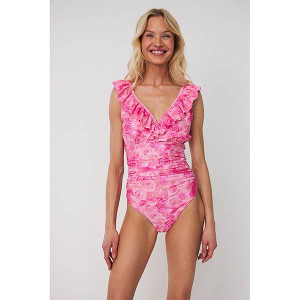 CrÄs Cras Agnescras Swimsuit - Pink Rosegarden : Erling Christensen Møbler  : Erling Christensen Møbler