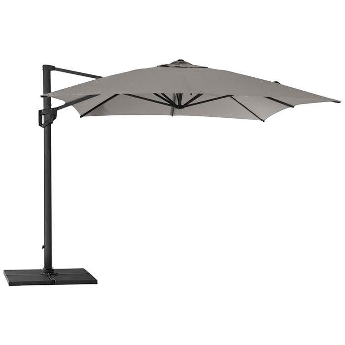 Cane-line Hyde Luxe parasol inkl. fod - 3x4 m. : Erling Christensen Møbler