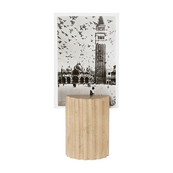 Ferm Living Card Stand - Column - Brass  : Erling Christensen Møbler