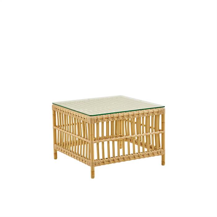 Sika Design Caroline sidebord m. glasplade - Natural  : Erling Christensen Møbler