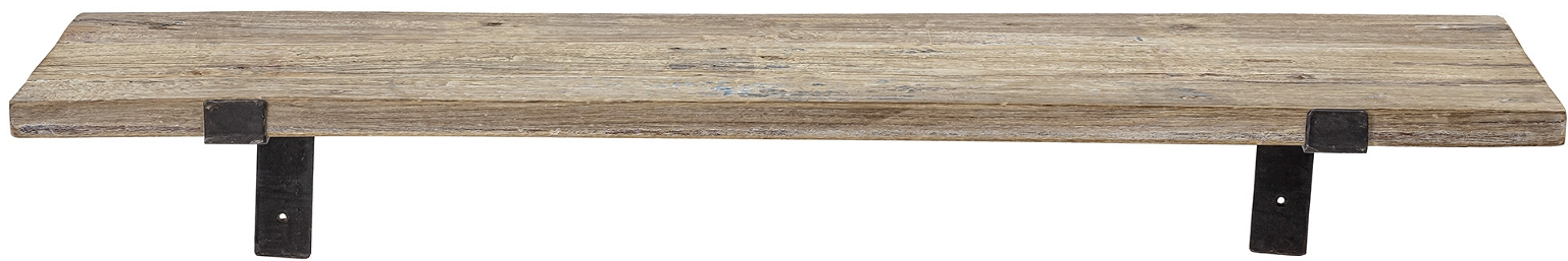 Hylde Creative Collection Casja genbrugstræ natur 122 x 38 x 18 cm vægreol