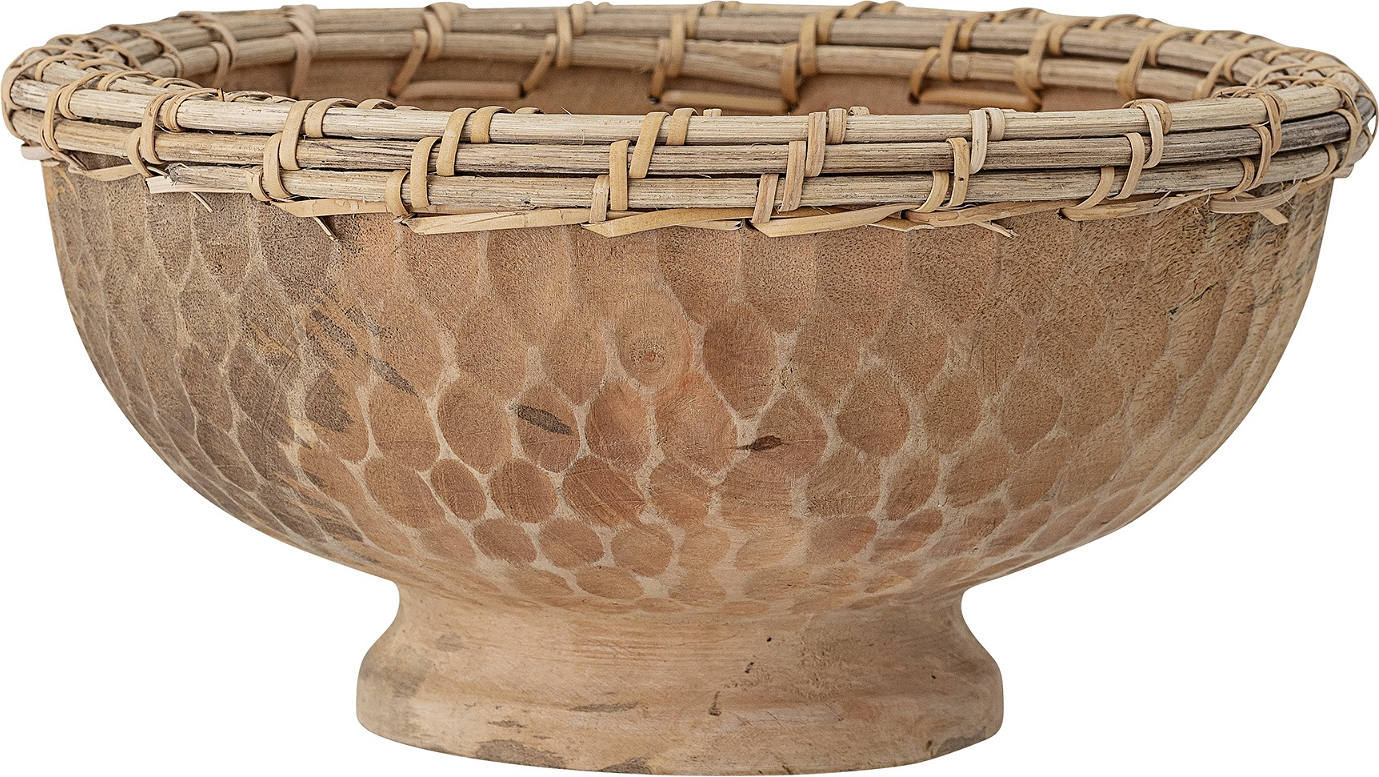 Serveringsskål Creative Collection Adeliin natur mango Ø30,5 x H15,5 cm