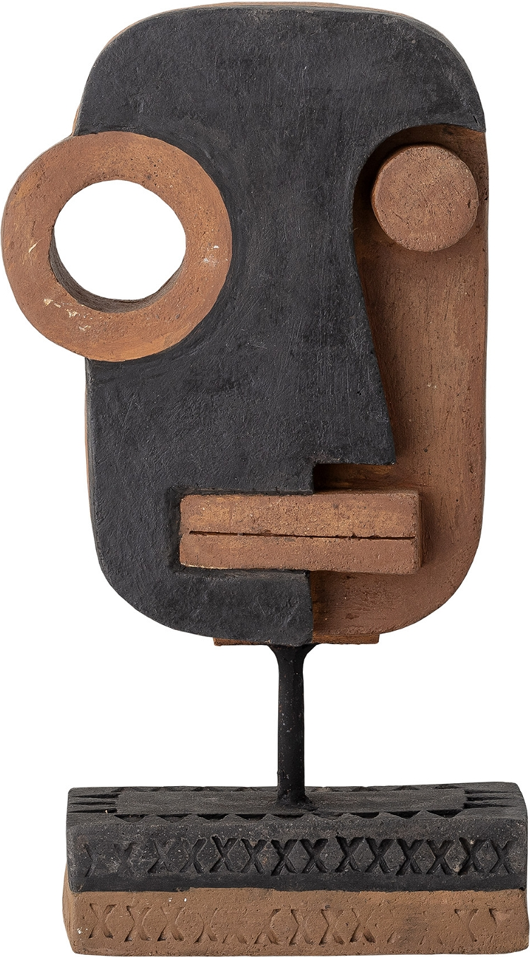 Dekorationsfigur Creative Collection Kazo i sort/brun terracotta H27,5 x B7,5 x L13,5 cm