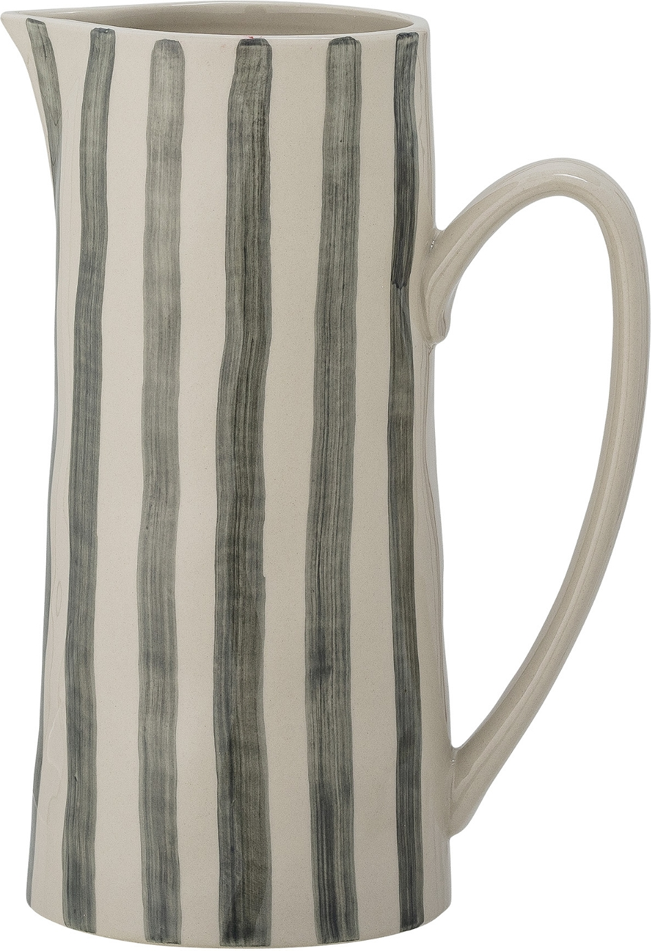 Kande/vase Creative Collection Begonia 1,3 L grøn stentøj håndmalet