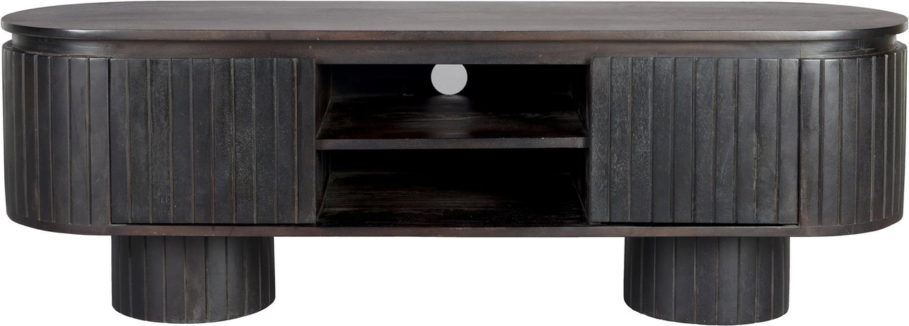 Skænk / sideboard Dutchbone Kenji antracit mangotræ H45xB140xD40 cm