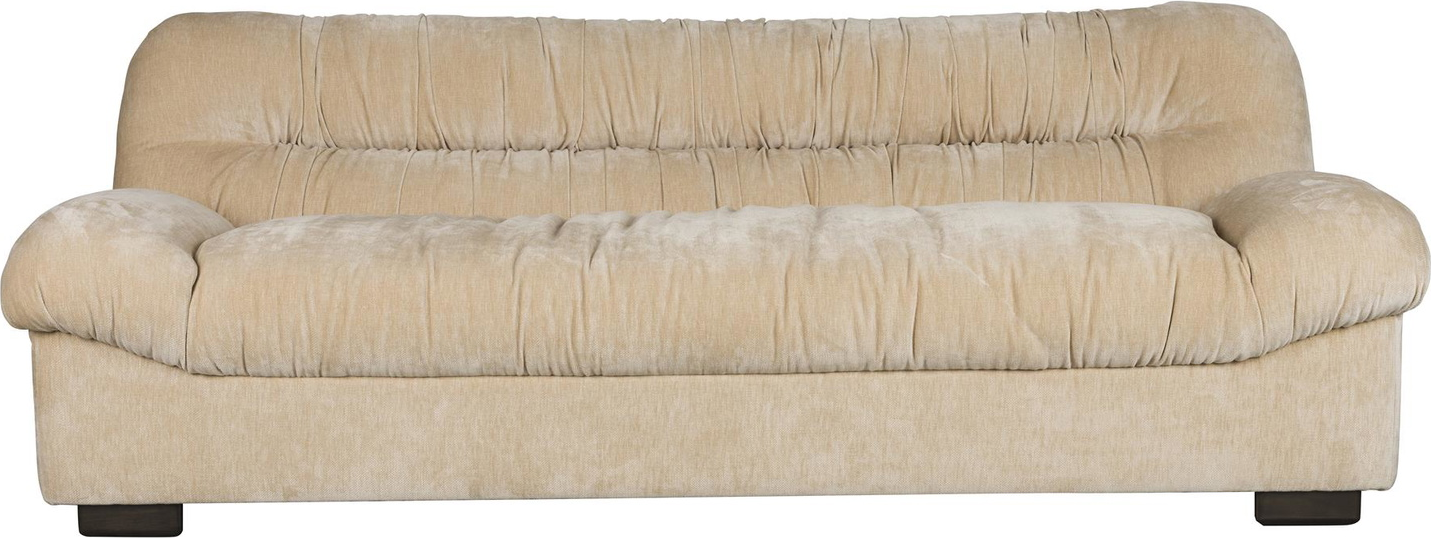 Modulsofa Dutchbone Douglas stenlysgrå 2,5 pers. mid-century design i polyester og gummitræ
