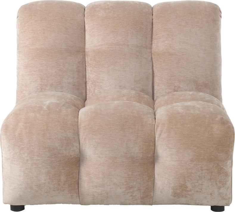 Modulsofa Dutchbone Element midtelement stenlysgrå 102 x 100 x 84 cm
