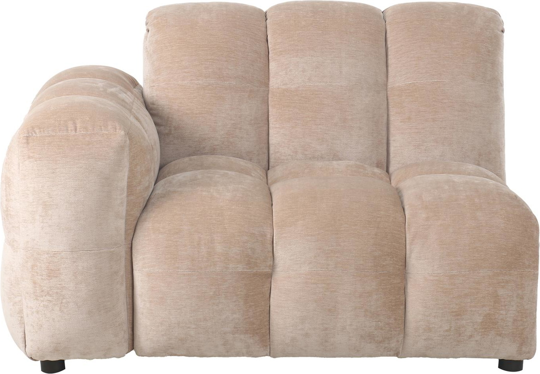 Modulsofa Dutchbone Element  -  modulopbygget sofa i stenlysgrå polyester