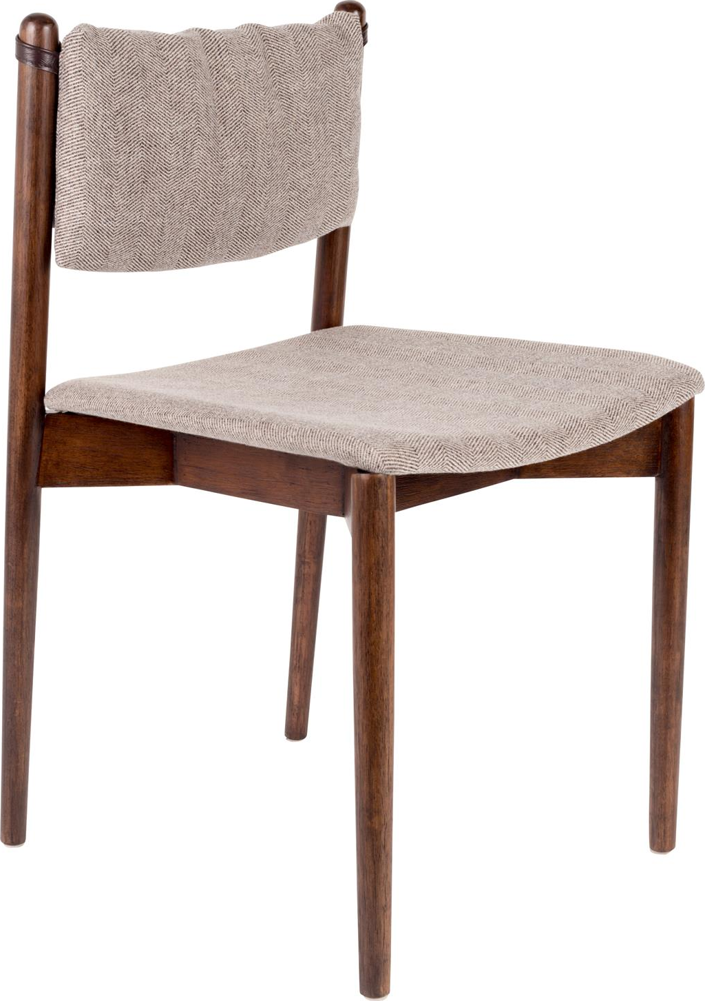 Spisebordsstol Dutchbone Torrance polstret polyester spisestuestol stenlysgrå H78,5ÃB46ÃL52,5 cm